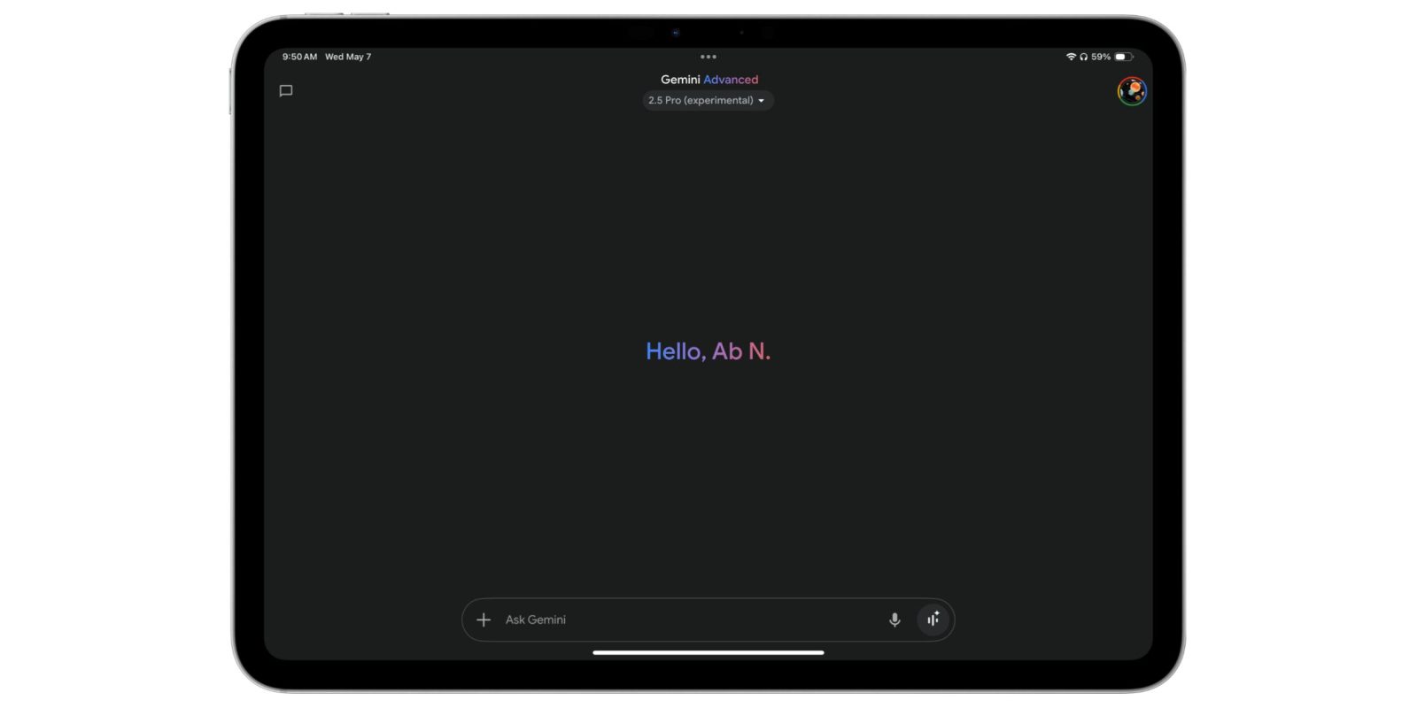 Gemini iPad app